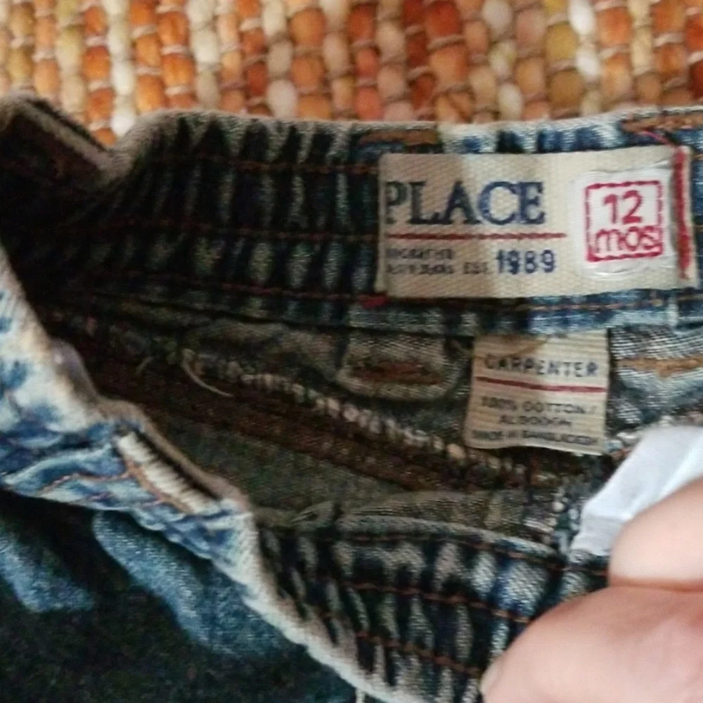 Baby boys 12 month denim shorts shirt bundle tcp‎